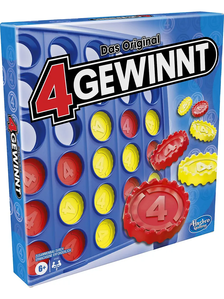 Hasbro A5640594 4 Gewinnt, Strategiespiel Für 2 Spieler, 4 Gewinnt Rasterwand, 4 In Einer Reihe, Spiel Für Kinder Ab 6 4 Hasbro A5640594 4 Gewinnt, Strategiespiel Für 2 Spieler, 4 Gewinnt Rasterwand, 4 In Einer Reihe, Spiel Für Kinder Ab 6 – Bild 2
