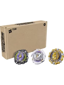 Hasbro Spielwaren Beyblade Burst QuadDrive Quantum Pulse 3er-Pack Actionfiguren Actionfiguren