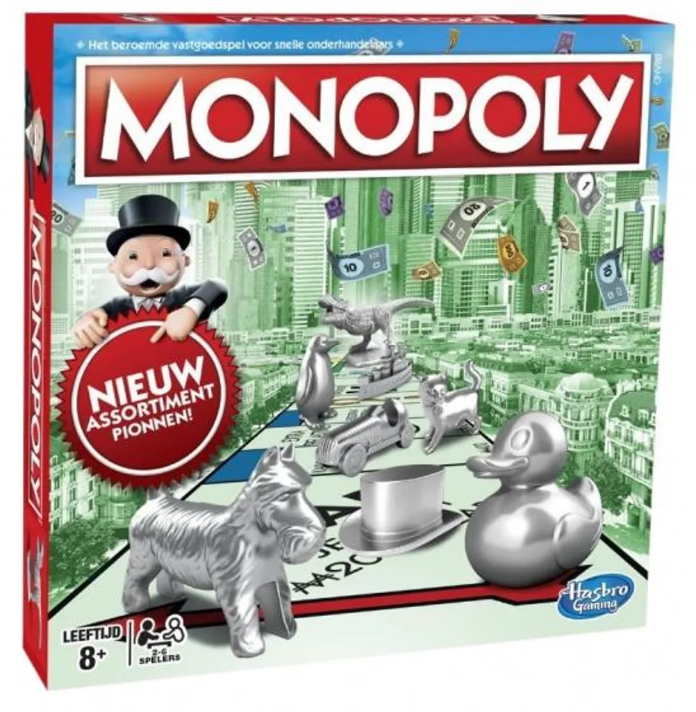 Hasbro Monopol 27 X 27 X 27 X 5,5 Cm Klassisch 4 Hasbro Monopol 27 X 27 X 27 X 5,5 Cm Klassisch – Bild 2