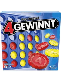 Hasbro A5640594 4 Gewinnt, Strategiespiel Für 2 Spieler, 4 Gewinnt Rasterwand, 4 In Einer Reihe, Spiel Für Kinder Ab 6