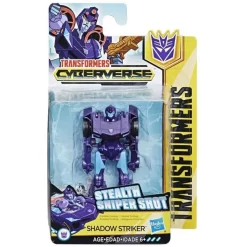 Hasbro E3633 - Transformers Cyberverse Action Attackers Scout Class - Shadow Striker Stealth Sniper Shot