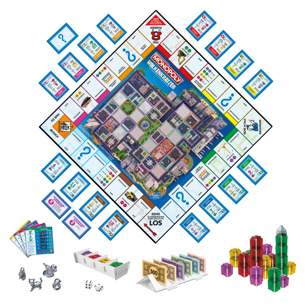 Hasbro Monopoly Wolkenkratzer Brettspiel, Brettspiel, Wirtschaftliche Simulation, 8 Jahr(e) 6 Hasbro Monopoly Wolkenkratzer Brettspiel, Brettspiel, Wirtschaftliche Simulation, 8 Jahr(e) – Bild 4