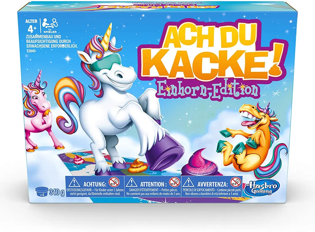 Hasbro - Kinderspiel - Ach Du Kacke! Einhorn Edition 5 Hasbro - Kinderspiel - Ach Du Kacke! Einhorn Edition – Bild 3
