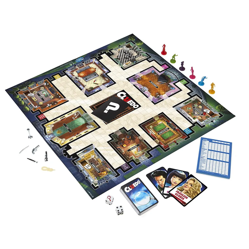 Hasbro 38712 - Cluedo: Das Klassische Detektivspiel 4 Hasbro 38712 - Cluedo: Das Klassische Detektivspiel – Bild 2