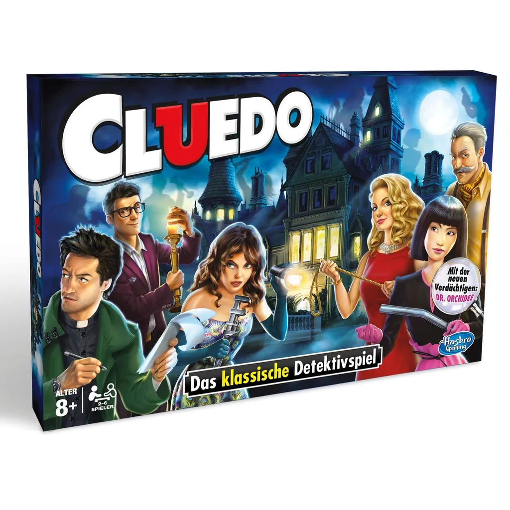 Hasbro 38712 - Cluedo: Das Klassische Detektivspiel 8 Hasbro 38712 - Cluedo: Das Klassische Detektivspiel – Bild 6