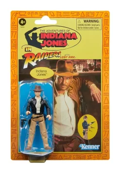 Hasbro Indiana Jones Retro Collection: Jäger Des Verlorenen Schatzes Actionfigur Indiana Jones 10 Cm