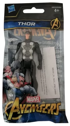 Hasbro Marvel Avengers E4513 Thor Bewegliche Mini Actionfigur, Sammelfigur, Grau,10 Cm Für Kinder