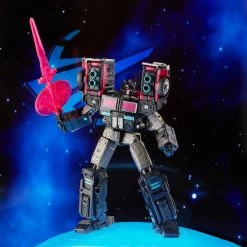 Leader SCOURGE Black Convoy Exclusive Transformers Legacy Velocitron Speedia 500 -Hasbro 88304c