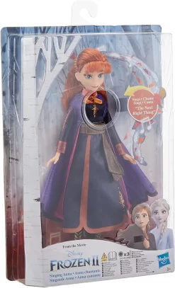 Hasbro E6853 Disney Frozen II 2 Die Eiskönigin Singende Anna Prinzessin Puppe -Hasbro 91b4c49113220dc21afcab18b2d8680f