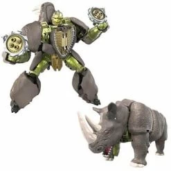 Transformers Generations War For Cybertron: Kingdom Action Figures Voyager 2021 W3 -Hasbro Transformers KINGDOM Voyager Class BEAST WARS RHINOX