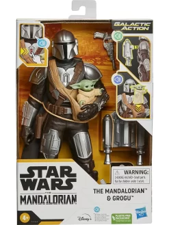 Hasbro Spielwaren Star Wars Galactic Action The Mandalorian & Grogu Interaktive Elektronische Figuren Actionfiguren Actionfiguren IP Security Lock - Release Date 01 July 2022