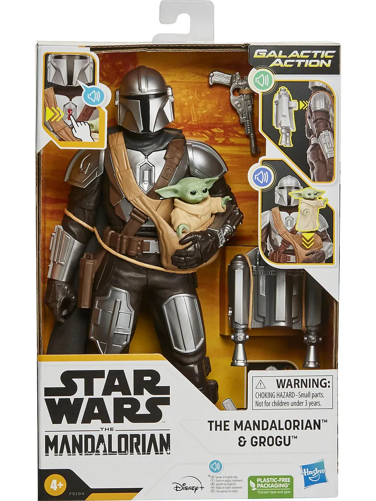 Hasbro Spielwaren Star Wars Galactic Action The Mandalorian & Grogu Interaktive Elektronische Figuren Actionfiguren Actionfiguren IP Security Lock - Release Date 01 July 2022 3 Hasbro Spielwaren Star Wars Galactic Action The Mandalorian & Grogu Interaktive Elektronische Figuren Actionfiguren Actionfiguren IP Security Lock - Release Date 01 July 2022