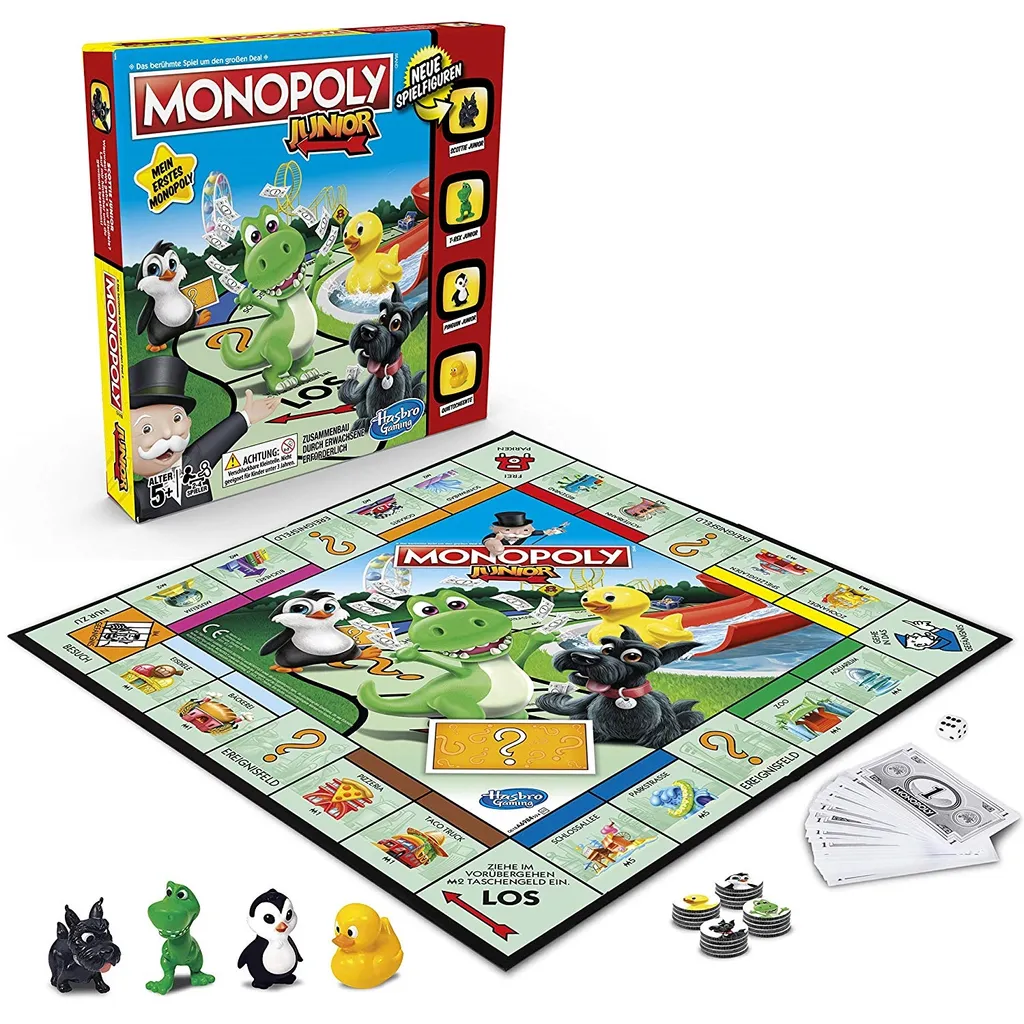 Hasbro A6984594 Monopoly Junior 5 Hasbro A6984594 Monopoly Junior – Bild 3