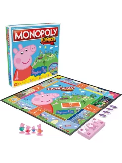 Hasbro Spiele & Puzzle Monopoly Junior: Peppa Pig Brettspiele Spiele Familie -Hasbro ce2400efced9d1dcd8528d9d9514082e