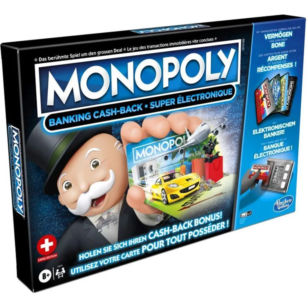 Hasbro Monopoly Super Electronic Banking, Brettspiel, Bildend, 8 Jahr(e), Familienspiel 3 Hasbro Monopoly Super Electronic Banking, Brettspiel, Bildend, 8 Jahr(e), Familienspiel