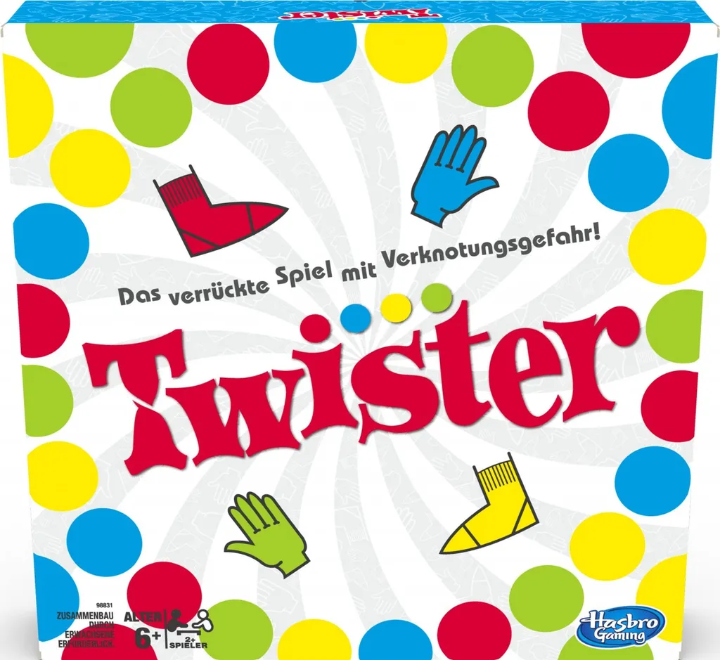 Hasbro 98831398 Twister Partyspiel 7 Hasbro 98831398 Twister Partyspiel – Bild 5