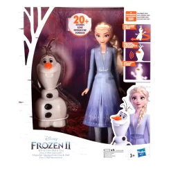 Hasbro E5508 Frozen Disney Die Eiskönigin II Elsa Puppe Magischer Olaf Leuchtet -Hasbro e6210d723ed0077f430a13ad9c8b3cd5