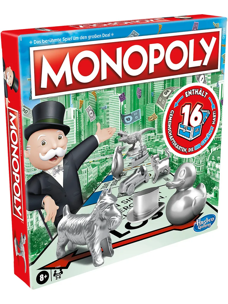 Hasbro Monopoly Brettspiel, Brettspiel, Wirtschaftliche Simulation, 8 Jahr(e) 3 Hasbro Monopoly Brettspiel, Brettspiel, Wirtschaftliche Simulation, 8 Jahr(e)