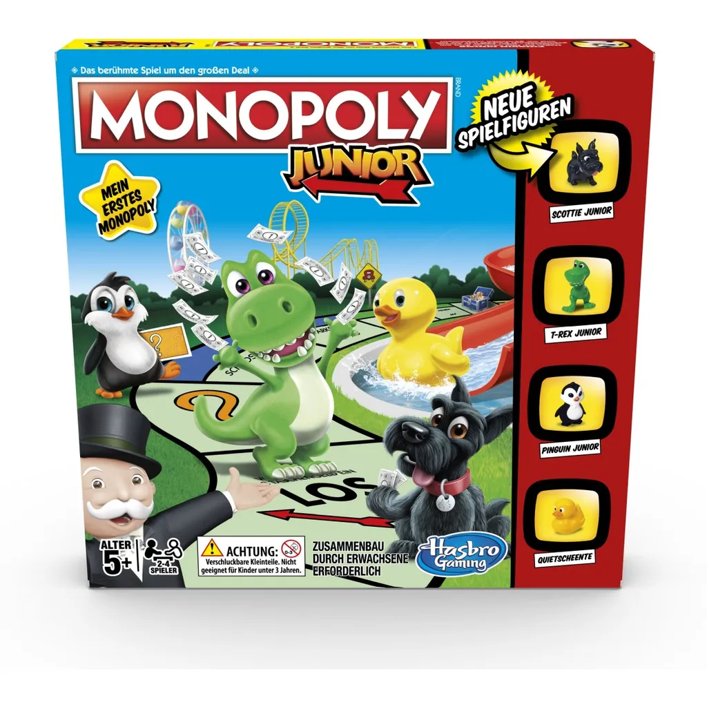 Hasbro A6984594 Monopoly Junior 4 Hasbro A6984594 Monopoly Junior – Bild 2