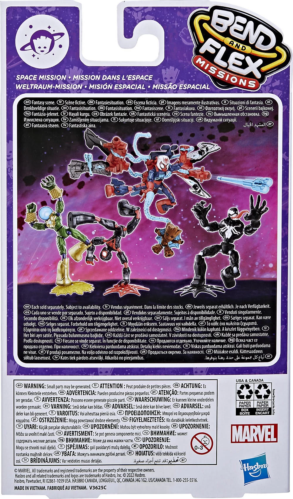 Hasbro Marvel Spider-Man Bend And Flex Missions Venom Weltraum-Mission 6 Hasbro Marvel Spider-Man Bend And Flex Missions Venom Weltraum-Mission – Bild 4