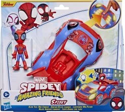 Hasbro Marvel Spidey And His Amazing Friends Leuchtender Web-Flitzer -Hasbro hasbro marvel spidey and his amazing friends leuchtender web flitzer 3