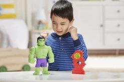 Hasbro Marvel Spidey And His Amazing Friends Schmetter-Power Hulk -Hasbro hasbro marvel spidey and his amazing friends schmetter power hulk 9