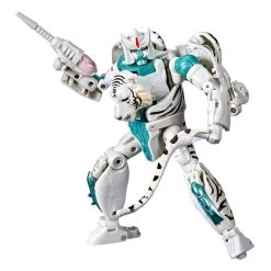 Transformers Generations War For Cybertron: Kingdom Action Figures Voyager 2021 W4 Tigatron 18 Cm -Hasbro x hasf03655l03 k