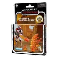 Incinerator Trooper & Grogu Star Wars: The Mandalorian Vintage Collection Action Figure 2022 10 Cm