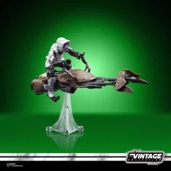 Speeder Bike & Scout Trooper Star Wars Episode VI Vintage Collection Vehicle With Figure -Hasbro x hasf6882 c