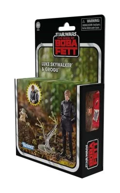 Luke Skywalker & Grogu Star Wars: The Book Of Boba Fett Vintage Collection Action Figures 10 Cm